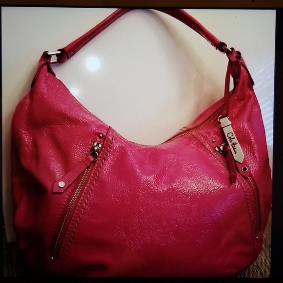 Cole Haan Handbags - Cole Haan Pink Patent Leather Handbag Purse